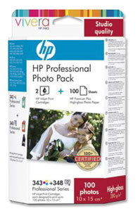 Hewlett Packard [HP] No. 343/348 Pro Photo Pack